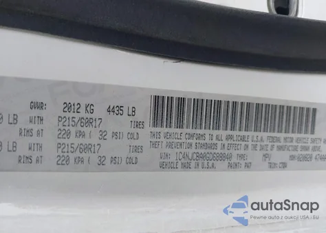 2016 Jeep Compass Sport from USA, damaged, VIN 1C4NJCBA0GD688840